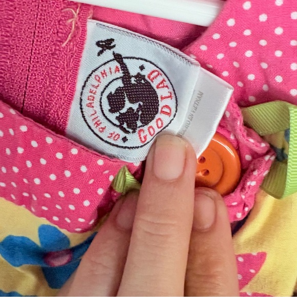 Goodlad Vibrant Pink and Orange Dress - Picture 3 of 4